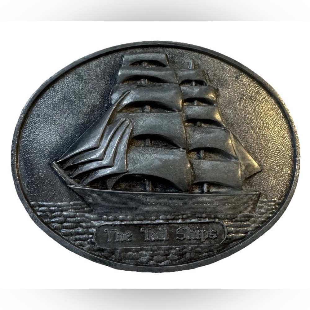 Vintage "The Tall Ships" Belt Buckle